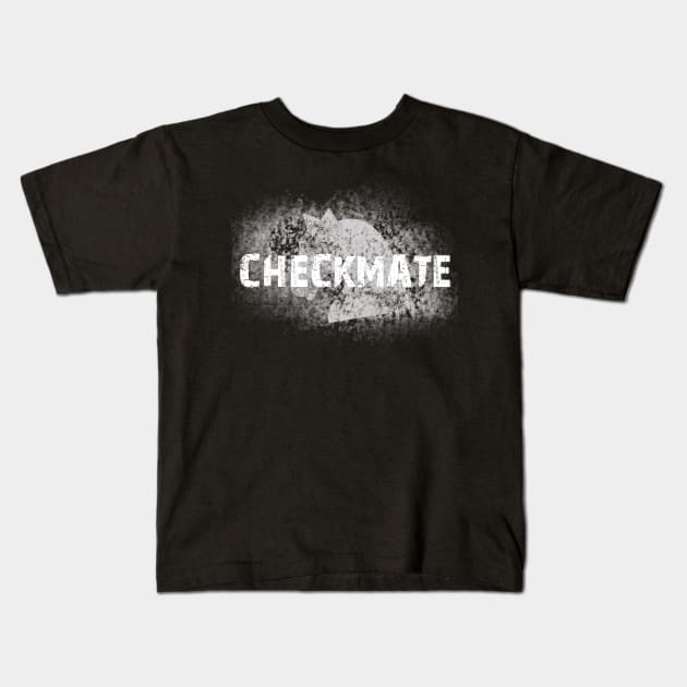 checkmate knight Kids T-Shirt by SpassmitShirts